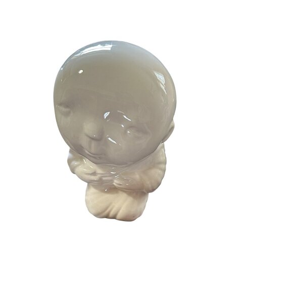 Ceramic Monk Buddhist Coin Banks 2Pc Decorative Figurines 6.5" Home Office Decor - Picture 4 of 7